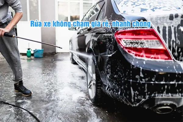 Dịch vụ rửa xe không chạm, hút bụi, sạch gầm công nghệ cao giá rẻ